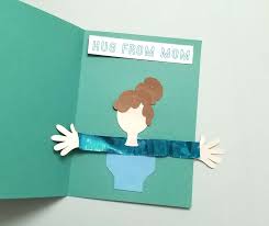 A message to make your son feel. Make A Huggy Mother S Day Card Craft Moms And Crafters