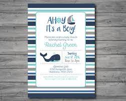 Nautical Baby Shower Invitation Nautical Theme Whale Baby Boy Printa Nautical Baby Shower Invitations Nautical Baby Shower Baby Shower Invitations For Boys
