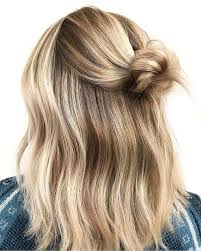 Messy Half Up Bun Hair Styles Short Hair Styles Short Hair Updo
