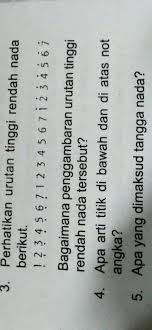 Satu oktaf yang mempunyai susunan tinggi nada yang teratur. Please Jawab Yaa Jangan Asal Asalan Yaaa Nanti Kureport Kalau Ngasal Brainly Co Id