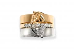 Custom Equestrian Engagement Rings From Designs By Loriece Equestrian Ring Head Ring Horse Jewelry