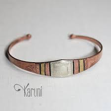 Bijoux Ethniques Touareg Bracelet En Cuivre Bronze Argent De Mauritanie Carre 02 Karuni Bijoux Ethniques Bijoux Ethniques Argent Bracelet Cuivre