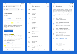 Use the chrome.contentsettings api to change settings that control whether websites can use features such as cookies, javascript, and plugins. Strengthen Your Privacy With New Cookie Settings In Google Chrome Digital Information World