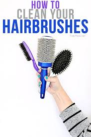 How To Clean Hairbrushes Tidymom Clean Hairbrush Hair Brush Cleaning Hacks
