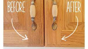 How To Clean Grimy Kitchen Cabinets With 2 Ingredients Diy Cleaning Products Cleaning Hacks Spring Cleaning Hacks