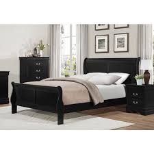 Black sleigh beds you're currently shopping beds filtered by black and sleigh that we have for sale online at wayfair. Mayville Sleigh Bed Black By Homelegance Furniturepick