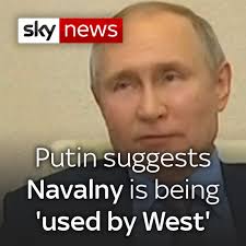 Russians love funny things, so. Sky News On Twitter Vladimir Putin Suggests Alexei Navalny Is Being Used By The West The Russian President Seems To Be Suggesting That The Opposition Figurehead Is Being Controlled By Adversaries To