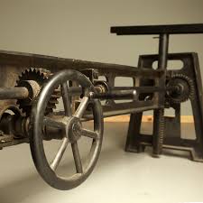Check spelling or type a new query. Cast Iron Adjustable Height Crank Table