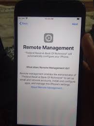 Is your phone been monitored remotely? Remote Management Issue From Where Can Apple Community