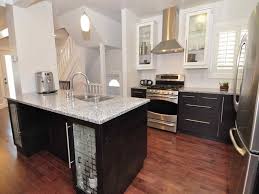 two tone kitchen cabinets in large room