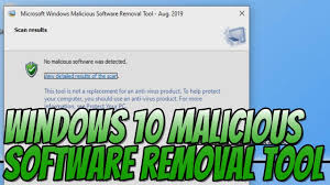 How To Use Windows 10 Malicious Software Removal Tool Tutorial Scan Your Pc For Malware Youtube