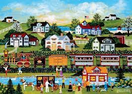 Maybe you would like to learn more about one of these? Jane Wooster Scott Summer Delights 550 Piece Puzzle By Ceaco Americana Art Jigsaw Puzzles Paintings Prints