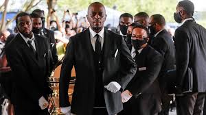 The funeral of george floyd, an african american whose death in police custody spawned global outrage, has heard impassioned pleas for racial justice. Family Members Dignitaries Honor George Floyd At Funeral Service In Houston Abc News