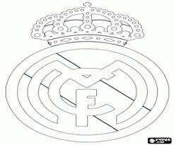 Escudo Real Madrid Colorear