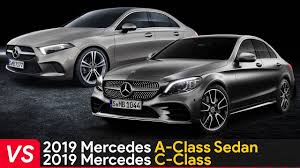 2019 Mercedes A Class Sedan Vs Mercedes C Class Youtube