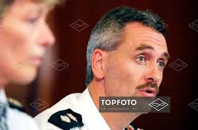 Chief Supt. Ian Stripp during a press conference in Leicester, Friday  August 16, 2002, pays tribute