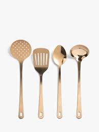 Maybe you would like to learn more about one of these? John Lewis Partners Stainless Steel Kitchen Utensils Set Of 4 Rose Gold
