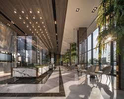 The Politan Aqua By Everland Lobby Design Landscape Architect Interior Architect