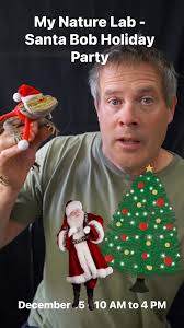 Santa Bob is coming again!!!! If you missed this last year, you don’t want  to miss it this year. He will be back at the Lab from 10 am until 4 pm,
