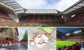 Spurs plan to increase the number of seats at the tottenham hotspur stadium from the current 62,303 to 62,850. Liverpool Announce Plans To Redevelop Anfield Road End And Increase Capacity To 61 000 Daily Mail Online