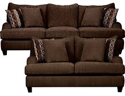 Each of our sofa set comes with distinctive features and unique characteristics to fit the style of your current living room furniture. Alexa Chenille Sofa Loveseat Chocolate