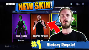Almost all of the skins available in fortnite battle royale as transparent png files for you to use. New Annoying Youtuber Skin Added To Fortnite Battle Royale Gone Sexual Pewdiepiesubmissions