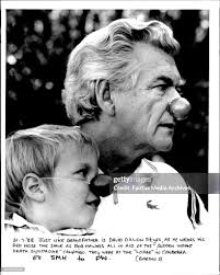 Just like grandfather is David Dillon 5Â½yrs as he wears his red nose...  News Photo