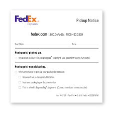 On the shipping label, it will be listed as trk# followed by the number. Pickup And Delivery Service Options Fedex
