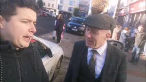 Comedian has a laugh with Michael Healy Rae at the opening of the bypass in  Macroom
