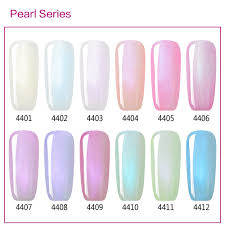 color chart show only pearl gel