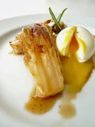 Endives Braisees Au Miel Chevre Noix Et Oeufs Mollets Ingredients 6 Petites Endives 1 Cs De Miel 1cs De Endives Braisees Endives Recette Oeuf Mollet