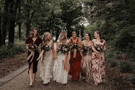 Spring wedding attire can be hard to decide on with the weather constantly changing. 2019 Fall Wedding Guest Dresses To Fall Head Over Heels For Junebug Weddings