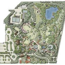San Antonio Botanical Garden Master Plan Front Landscaping Design Landscape Concept Parking Design