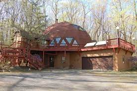 Geodesic Dome House For Sale In Bucks County Pennsylvania Geodesic Dome Homes Dome House Geodesic Dome