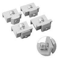 Solar End Clamp Adjustable Solar Panel Bracket Clamp Wide Photovoltaic  Support