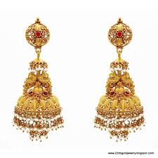 Malabar Gold Jewellery Collections Inspirations Of Cardiff Gold Earrings Designs Indian Jewelry Gold Jhumka Earrings