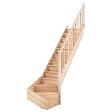 Escalier 1 Qt Primo Hetre Escalier Quart Tournant Escalier Escalier Bois