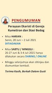 Pada hari itu tritunggal mahakudus dinyatakan secara penuh dan utuh. Gereja Kumetiran Posts Facebook
