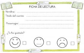 Resultado de imagen de fichas de lectura