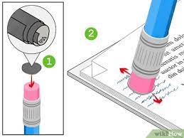 Easy ways to remove ink from paper important tip. 3 Ways To Erase Ink From A Paper Wikihow