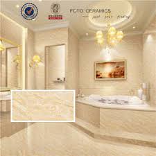 Shop by style to find minimal or ornate why not select some matching wall and floor tiles for a seamless space? China Beige Marble Design Bathroom Ceramic Wall Tile 300x600 China Tile Ceramic Tile