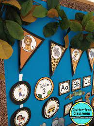Decorate with jungle and safari themes for birthdays, vacation bible schools, and classrooms. 6tnpptwduw4mfm