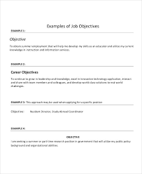 18 Sample Resume Objectives Pdf Doc Free Premium Templates