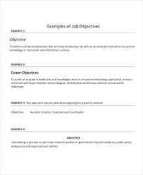 Our bank of ready made resumes cover over 350 job roles of various professional levels and are perfect for people from all walks of life and industries. 18 Sample Resume Objectives Pdf Doc Free Premium Templates