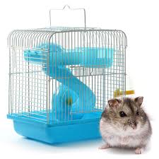 What are good house pets? Hamster Pet House Portable House Cage Set For Small Animal Hamsters Gerbil Chinchillas Blue Examine Out This Great Product Small Pets Hamster Hamster Cages