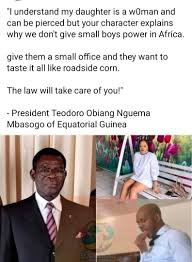 Equatorial Guinean President Sacks NFIA Boss, Engonga Involved In Sex Tapes  - Foreign Affairs - Nigeria
