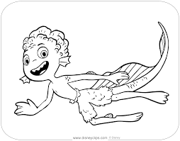 Printable coloring and activity pages are one way to keep the kids happy (or at least occupie. Luca Coloring Pages Coloring Home