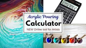 Acrylic Pouring Paint Calculator Online Tool Smart Art