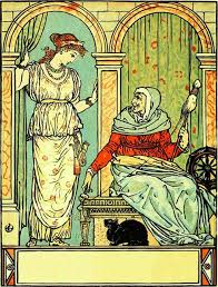 Car son évanouissement n'avait pas ôté les couleurs vives de son teint: Litterature De Jeunesse En Anglais Walter Crane La Belle Au Bois Dormant Le Fuseau Fatidique Wikiversite