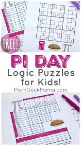 You must use the numbers zero through nine only once in each row or column. Free Pi Day Logic Puzzles Grades 4 Math Geek Mama